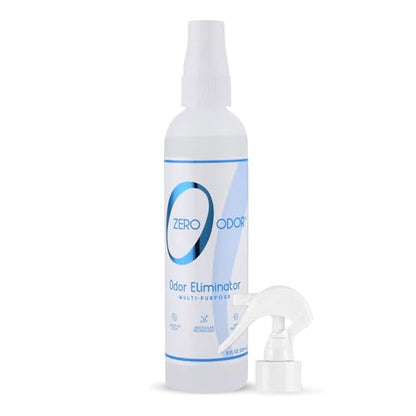 Zero Odor Multi-Purpose Odor Eliminator - Eliminate Air & Surface Odor – Patented Technology Best for Bathroom, Kitchen, Fabric, Closet- Smell Great Again, 8oz (Over 1000 Sprays) - size: 8 Fl Oz (Pack of 1)