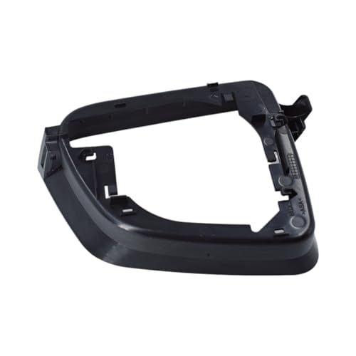 Fits For Tesla Model Y Left driver Side Wing Mirror Cover and Mirror Frame Set Rearview Lower Holder Tray Cap Housing 2021-2024(left side black) - size: Model Y Left Side Black