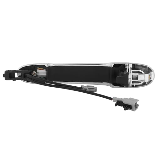 Auto Dynasty [Non Keyhole] Factory Style Front Exterior Car Door Handle Cover with Smart Entry Compatible with Nissan Cube Juke Versa 2009-2019, Passenger Right Side, Chrome Black