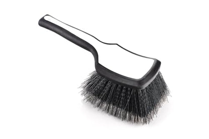 Detail Factory - ProGrip Wheel Face Brush - Ergonomic ProGrip Handle - Soft Flagged-Tip Bristles - Black Ice