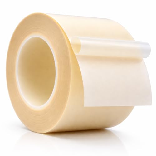 WOD SPT5A UHMW Polyethylene Transparent Film 5 Mil Slick Tape, 4 inch x 36 yd. Aggressive Adhesive - Squeak Reduction, Drawers, and Bearings - color: 36 Yards, size: 4 in.