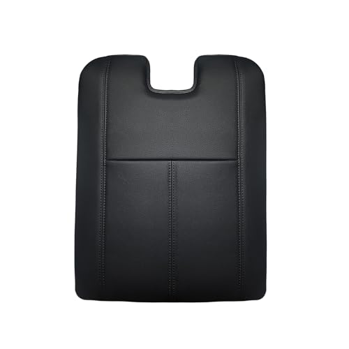 Muslogy Center Console Armrest Cover Fit for Chevy Silverado/Tahoe & GMC Sierra/Yukon 2007-2013 Accessories, Comfort Armrest Pad Console Lid Cushion Vegan Leather 1-Inch Extra Thick(Jump Seat ONLY) - size: 1) 07-13 |Slv&Tahoe&Sra&Yukon| Jump Seat, +Thick