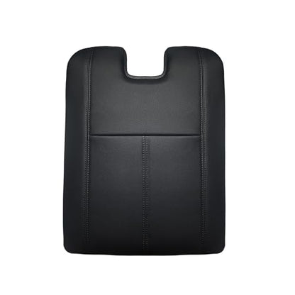 Muslogy Center Console Armrest Cover Fit for Chevy Silverado/Tahoe & GMC Sierra/Yukon 2007-2013 Accessories, Comfort Armrest Pad Console Lid Cushion Vegan Leather 1-Inch Extra Thick(Jump Seat ONLY) - size: 1) 07-13 |Slv&Tahoe&Sra&Yukon| Jump Seat, +Thick