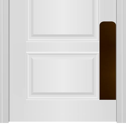 Deck the Door Decor Dog Scratch Door Protection Plate - Elegant Anodized Aluminum for All Door Types. Pet-Safe with Polished Edges and Rounded Corners. 3M Adhesive Mount - Oil Rubbed Bronze 6x22in - color: Oil Rubbed Bronze, size: 6 x 22"