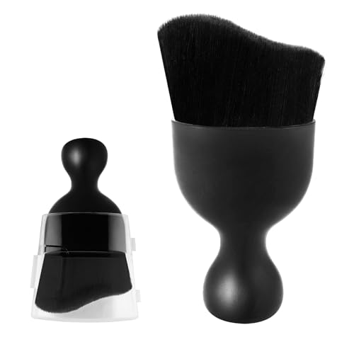 Car Interior Cleaning Brush Car Duster Interior with Ultra Soft Bristles Auto Detailing Brushes Dusting Car Accessories for Dashboard, AC Vents, Leather, Scratch-Free (1Pack_Black) - size: Black