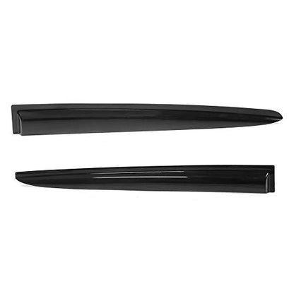 IKON MOTORSPORTS Out Channel Window Visors Compatible with 2011-2018 Hyundai Veloster, Dark Smoke Slim Style Acrylic Car Rain Sun Window Shade Guard Visor