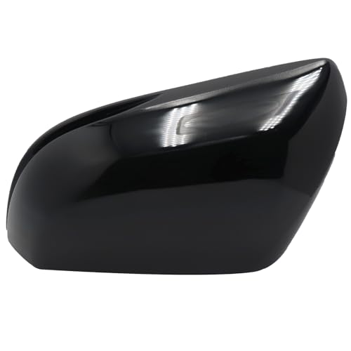 Left Driver Side Replacement Mirror Cover Compatible with 2017-2022 Honda CR-V CRV,2016-2022 Honda HRV HR-V Exterior Door Side Rearview Mirror Cap Cover With Turn Signal Light （Glossy Black） - size: Left Black