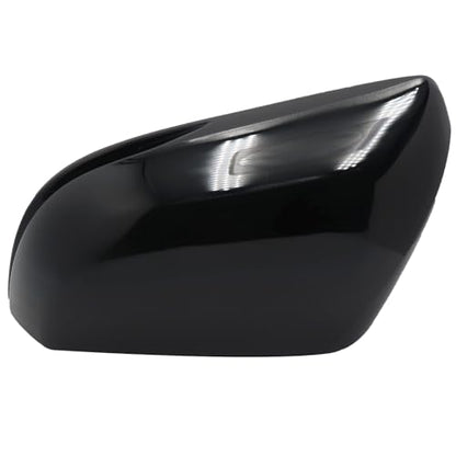 Left Driver Side Replacement Mirror Cover Compatible with 2017-2022 Honda CR-V CRV,2016-2022 Honda HRV HR-V Exterior Door Side Rearview Mirror Cap Cover With Turn Signal Light （Glossy Black） - size: Left Black