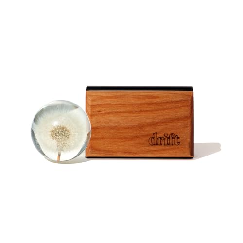 Drift Car Air Freshener - The Original Wood Air Freshener - Car Odor Eliminator - Long Lasting Scent - Auto Accessories - Metal Clip - Essential Oils - Clean Ingredients - Open Air Scent Starter Kit