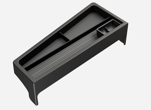 SXCY for 2025 2026 VW ID.4 Dashboard Organizer Tray for 2020-2025 2026 Volkswagen ID.4 Accessories Screen Back Console Tray 2022 2023 2024 2025 2026 VW ID.4 Behind Dash Console Organizer(ABS Plastic) - color: 20-25 26 ID.4 Dash Tray(Coin Slot)
