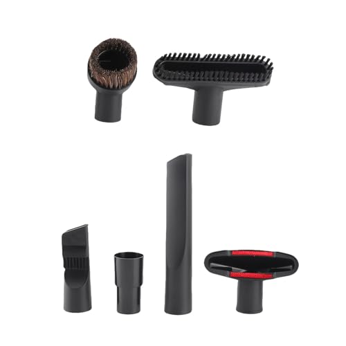 Car Vacuum Vacuum Cleaner Accessories Replacement Brush Nozzle Kit – 6pcs for Floor, Sofa, Car – Universal Attachments with 32mm to 35mm Adapter