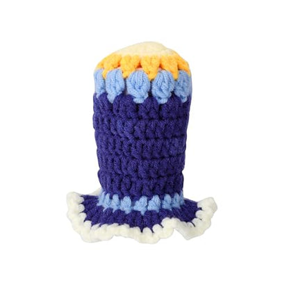 Crochet Shift Knob Cover, Universal Cute Handmade Sunflower Boho Car Accessories for Women, Car Shift Boots Knobs Cover Automotive Interior Fits Car Truck SUV (69#SC) - color: 69#SC