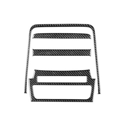 NVCNX Real Premium Carbon Fiber Accessories for Dodge Durango 2011-2013 2012 Car Dash Board Dashboard Infotainment System Panel Cover Interior Trim Sticker Decal 4PCs - color: 2011-2013 Dash Infotainment System Panel Trim