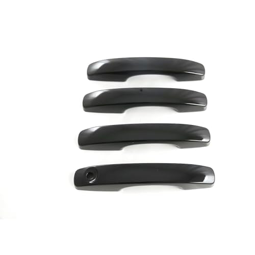 Exterior Car Accessories Compatible with Ford Ranger 2023 2024 2025 Side Door Handle Cover 4PCS(Without Smart Key Hole) Black - color: Matte Black