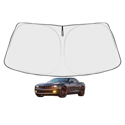 Camaro Custom Windshield Sun Shade for Che-vy Camaro 2010-2025 Front Window Sunshade Sun Visor 240T Shade Blocks UV Rays Car Accessories - size: Land Cruiser 1998-2025