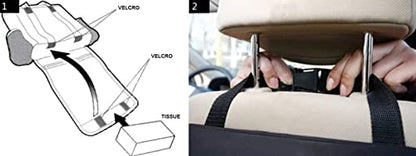 AUTOARK Standard Car Seat Back Organizer,Multi-Pocket Travel Storage Bag(Heat-Preservation),AK-002 - size: Standard