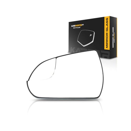 For Hyundai Elantra 2017 2018 Mirror Glass Driver Side | Non-Heated | Flat Type | w/Backing Plate & Blind Spot Glass | Replacement For 87611F3050, 87621F2050 - color: Driver Side