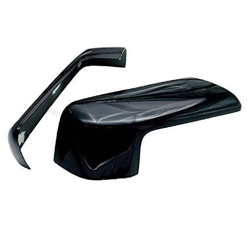 Door Wing Mirror Cover Side Rear View Mirror Cover Case Rearview Mirror Housing Carbon Fiber/Black 2019-2023 Compatible with Chevrolet Silverado 1500 Compatible with GMC Sierra 1500