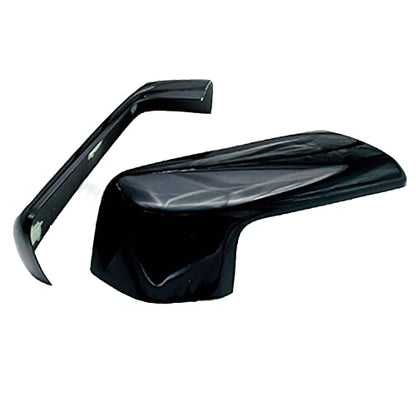 Door Wing Mirror Cover Side Rear View Mirror Cover Case Rearview Mirror Housing Carbon Fiber/Black 2019-2023 Compatible with Chevrolet Silverado 1500 Compatible with GMC Sierra 1500