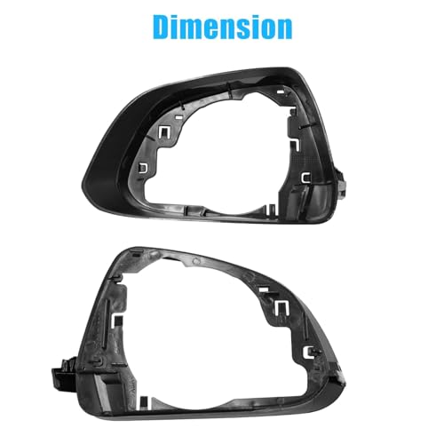 Jaronx Compatible with Tesla Model 3 Side Mirror Cover Housing 2017 2018 2019 2020 2021 2022 2023 2024 2025, Left Driver Door Wing Rearview Mirror Frame Cover Replacement for Tesla Model 3 Accessories - size: Model 3 Left