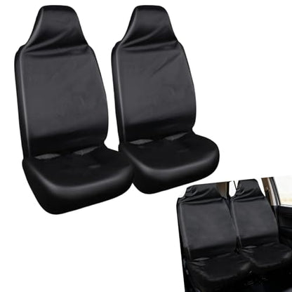 2PCS Car Seat Cover Protector, Waterproof Stain Resistant Front Seat Protective Cover, Washable Oxford Seats Protectors for Gym Workout, Running, Beach and Hiking,Fit for Cars, SUVs, Trucks - size: 2 PCS