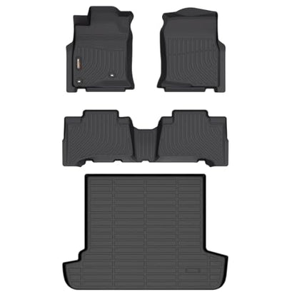 Binmotor-Floor Mats & Cargo Liner for Toyota 4Runner 2003-2009, TPE All Weather Car Mats for Toyota 4runner Accessories Liners Cargo Trunk Mat - style: 8) Car Mats for Toyota 4Runner (2003-2009)