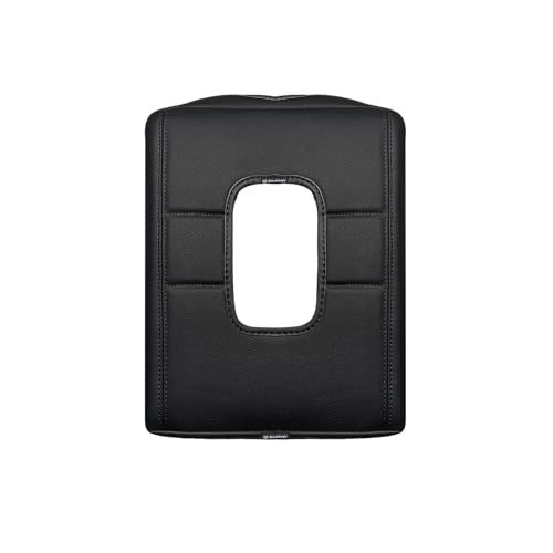 Muslogy Center Console Armrest Cover Fit for Chevy Silverado & GMC Sierra 1500 2500 3500HD 2014-2018 Accessories, Comfort Armrest Pad Console Lid Cushion Vegan Leather Regular Thick(Split Bench Seat) - size: 1) 14-18 |Silverado & Sierra| Jump Seat, Regula