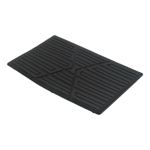 Car Carpet Plate Floor Pad Heel Foot Mat Pedal Patch Cover Black PVC Waterproof