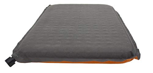 Teton Camping Seat Cushion; Stadium Seat; Office Chair; Car Pad; Inflatable, Orange - color: Orange