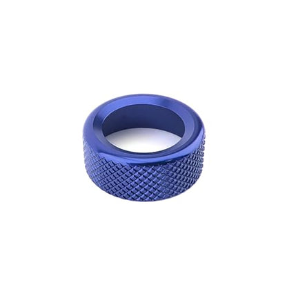Aluminum Car Gear Control Knob Cover Drive Mode Gear Shift Switch Knob Protective Cover Compatible with Kia K5 2021-2025 Accessories (Blue Style) - color: Blue Style