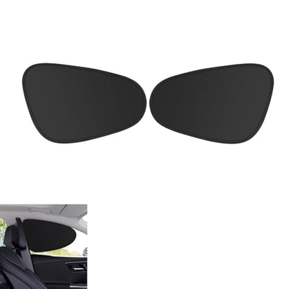 Car Side Window Sun Shades, 2 PCS Window Sunshades Privacy Curtains, Sun Glare and UV Rays Protection, Block Light for Breastfeeding, Taking a nap, Changing Clothes, Camping (Front Window) - size: 2 Pcs #Front Window