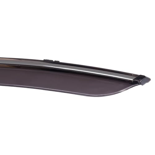 Window Visors Fits 13-17 For Honda For Accord Sedan Polycarbonate Window Visors W/Chrome Trim 4Pc Rain Guard