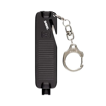 Sabre Safe Escape™ 3-in-1 Car Escape Tool for Car Safety with Spring-Loaded Window Breaker, No Swing Required, Seat Belt Cutter, LED Flashlight, Compact Auto Safety Tool for Emergencies - color: Black