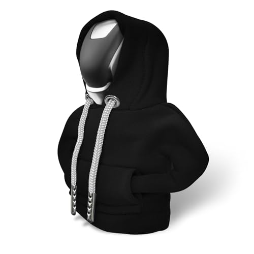 Gear Shift Hoodie, Gear Shift Cover, Funny Car Gear Shift Cover, Automotive Interior Cute Gadgets, Automotive Interior Accessories and Decoration (Black) - color: Black