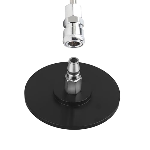 4.0x2.1 Inches Powerful Suction Base Cup Adapter Fit for Lovense Vac-U-Lock Machine Air Connector Device Attachments Accessory Gift (Black) - color: Black