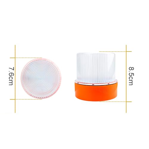 Magnetic Wireless Warning Light Portable Flashing Emergency Safety Warning Light for Trucks Vehicles Car IP67 Water Proof (Yellow White) - color: Yellow White