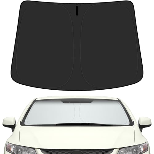 Car Windshield Sun Shade for Honda 2012-2015 Civic Accessories (OEM Design) Reflective Foldable Heat Insulation Sunshade for Ultimate Protection - size: for Honda 2012-2015 Civic