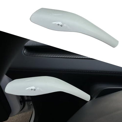YHCDSEA Steering Lever Cover for Tesla Model Y Juniper, Gear Shift Cover Accessory - Decorative Cover (My Juniper-White) - style: MY Juniper-White