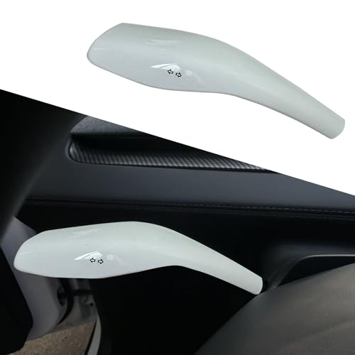 YHCDSEA Steering Lever Cover for Tesla Model Y Juniper, Gear Shift Cover Accessory - Decorative Cover (My Juniper-White) - style: MY Juniper-White