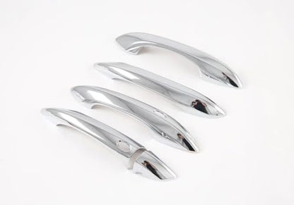 Auto Parts Fit for Hyundai Tucson 2026 2025 2024 2023 2022Exterior Door Handle Cover Trims with Smart Keyhol (Chrome Silver) ABS 5 PCS - color: Chrome Silver