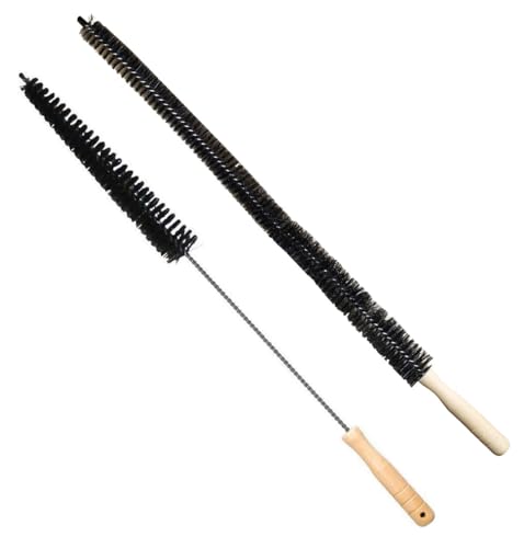 Dryer Vent Cleaner Kit (2-Pack): Flexible Extra Long Lint Brush & Refrigerator Coil Brush - Professional Dust & Pet Hair Remover for Appliance Cleaning - size: 2pack