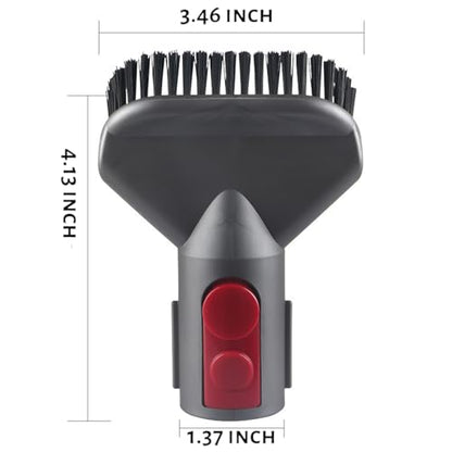 Stubborn Dirt Brush Tool Attachments Compatible with Dyson Gen 5, V15, V12, V11, V10, V8, V7 - Hard Bristle Vacuum Cleaner Accessories for Deep Cleaning and Replacement - style: Stubborn Dirt Brush