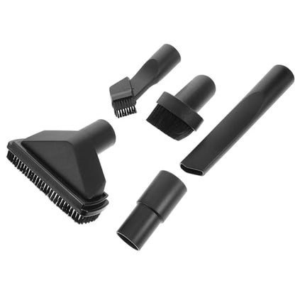 Alipis Universal Vacuum Cleaner Accessories Kit 5pcs Set with 32mm/35mm Inner Diameter round Brush Nozzle and Adapter for Car Detailing and Home Cleaning