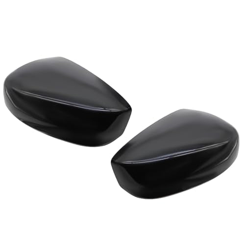 2PCS Front Driver and Passenger Side Black Rearview Mirror Caps Compatible with Accord 2008 2009 2010 2011 2012 2013