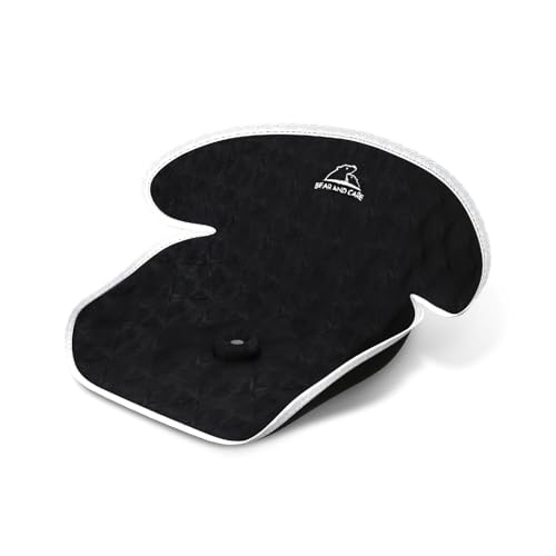 Bear and Care - Piddle Pads - Strollers, Bouncers & Car Seat Pad, Waterproof & Machine-Washable Cover on Car Potty for Toddler Toilet Training (Black, 1 Count (Pack of 1)) - color: Black, size: Pack of 1