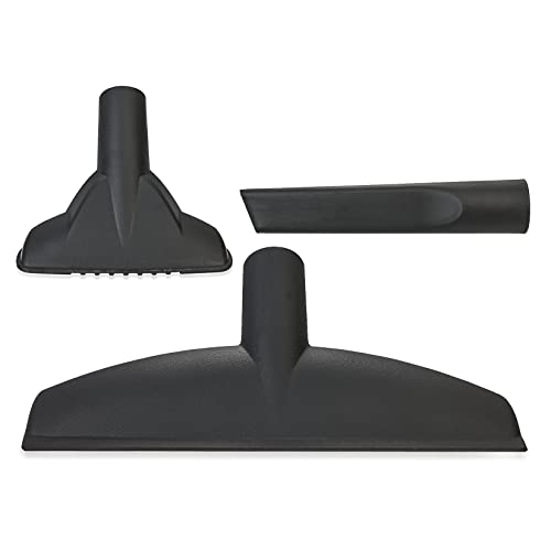 Shop-Vac 3-PC Nozzle Kit, 1-1/4 Inch Diameter for Wet/Dry Use, Includes Gulper, Crevice and Floor Tool
