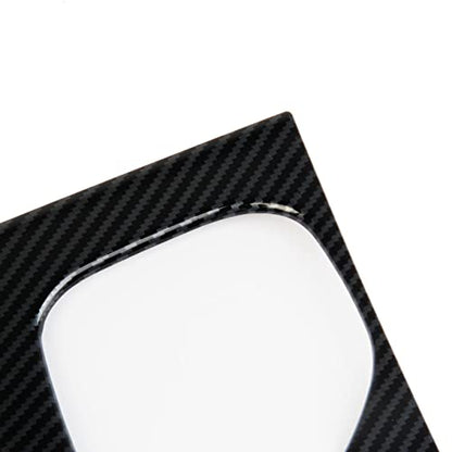 Carbon Fiber Center Console Gear Shift Cupholder Panel Cover Trim for Hyundai Tucson/Santa Cruz 2022-2026