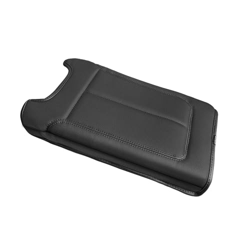 Muslogy Center Console Armrest Cover Fit for Ford F-150 F150 2009-2014 Accessories, Comfort Armrest Pad Console Lid Cushion Vegan Leather Regular Thick(Bucket Seat ONLY) - size: 2) 09-14 |F150| Bucket Seat, Regular