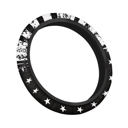 American Flag Steering Wheel Cover Protector Golf Cart Steering Wheel Covers Car Accessories Steering Wheel Cover Anti-Slip Sweatproof Auto Steering Wheel Comfortable, Black - color: American Flag Black