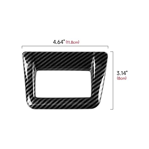 Headlight Control Switch Cover Decals for Honda Civic 2022 2023 2024 2025 11th Gen Accessories ABS Carbon Fiber Interior Stickers - color: Headlight Control Cover